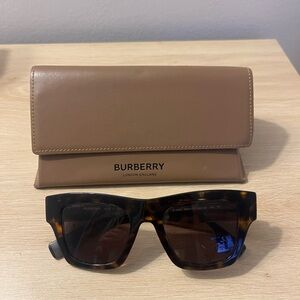 Burberry Tortoise Sunglasses with Brown Case